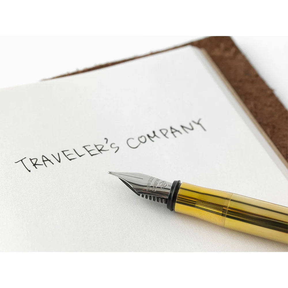 TRC Brass Fountain Pen, Traveler's Company