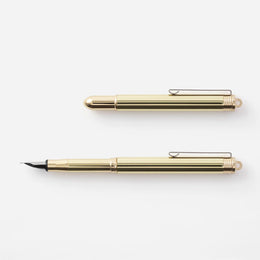 TRC Brass Fountain Pen, Traveler's Company