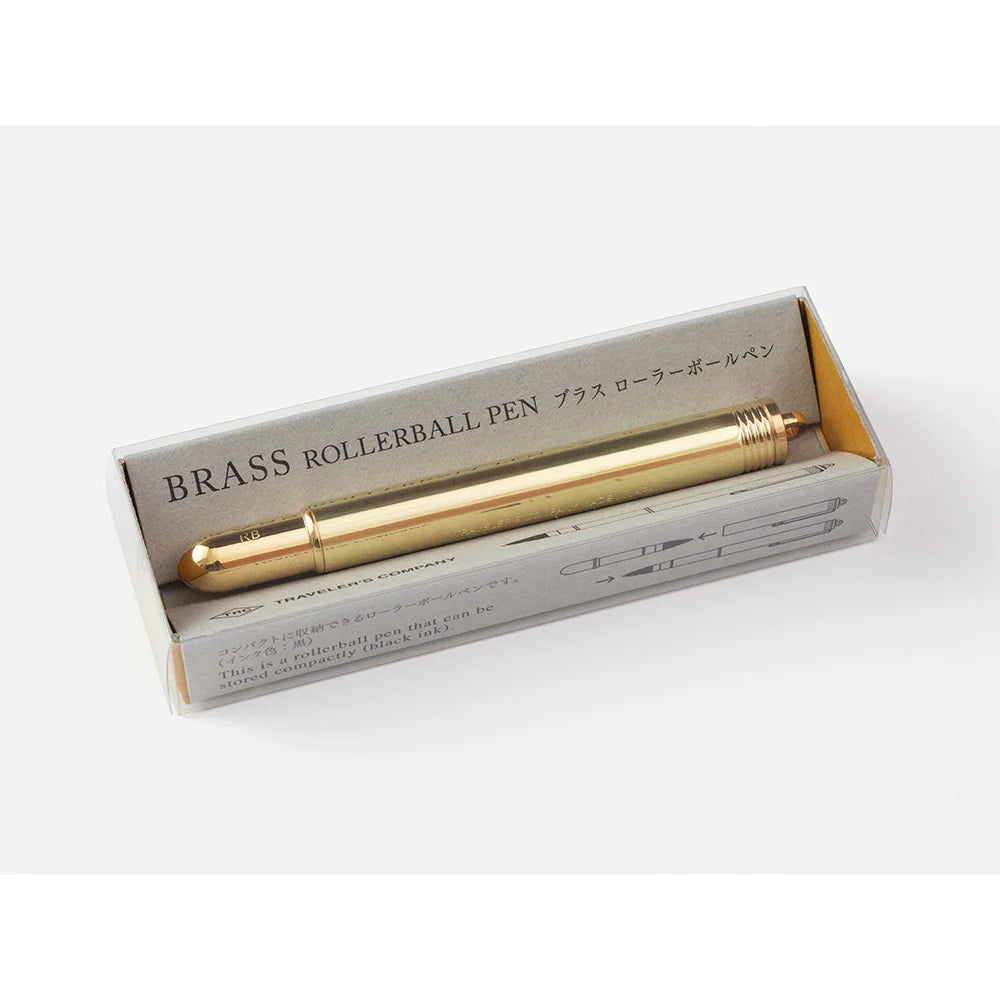 TRC Brass Rollerball Pen, Traveler's Company