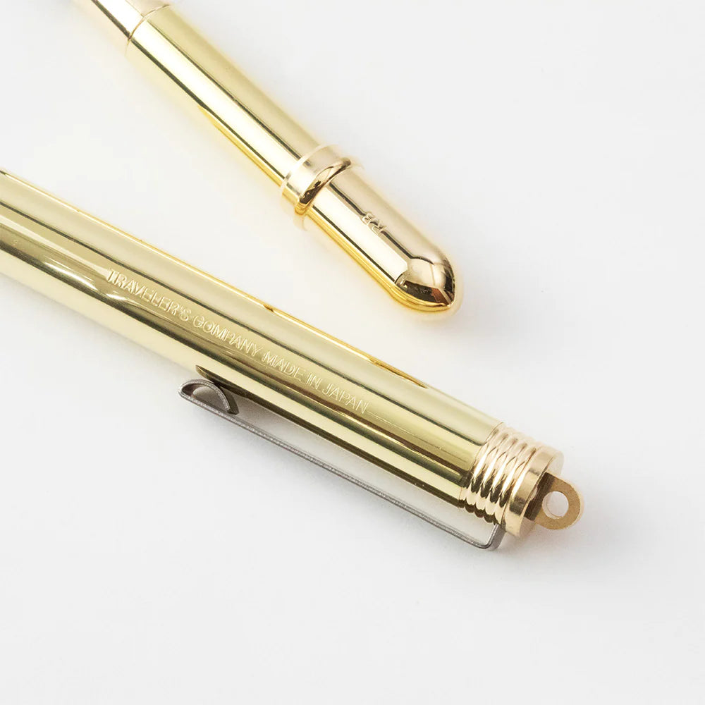 TRC Brass Rollerball Pen, Traveler's Company