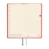 Hobonichi 2027 Techo Weeks Mega Colors: Poppy Red