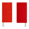 Hobonichi 2027 Techo Weeks Mega Colors: Poppy Red