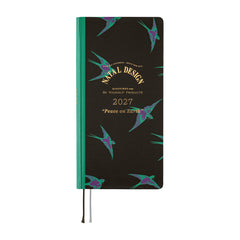 Hobonichi 2027 Techo Weeks Natal Design: Lucky Swallow