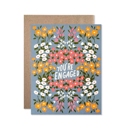 You're Engaged Blue Garden, Hartland Cards