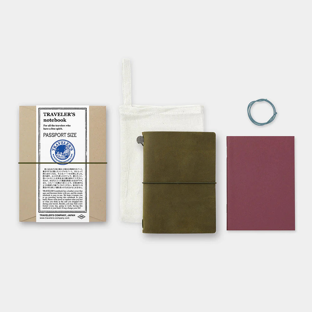 000 Passport Cover Olive, Traveler's Company