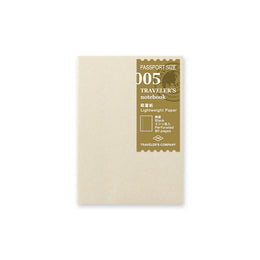 005 Passport Refill Lightweight, Traveler's Company