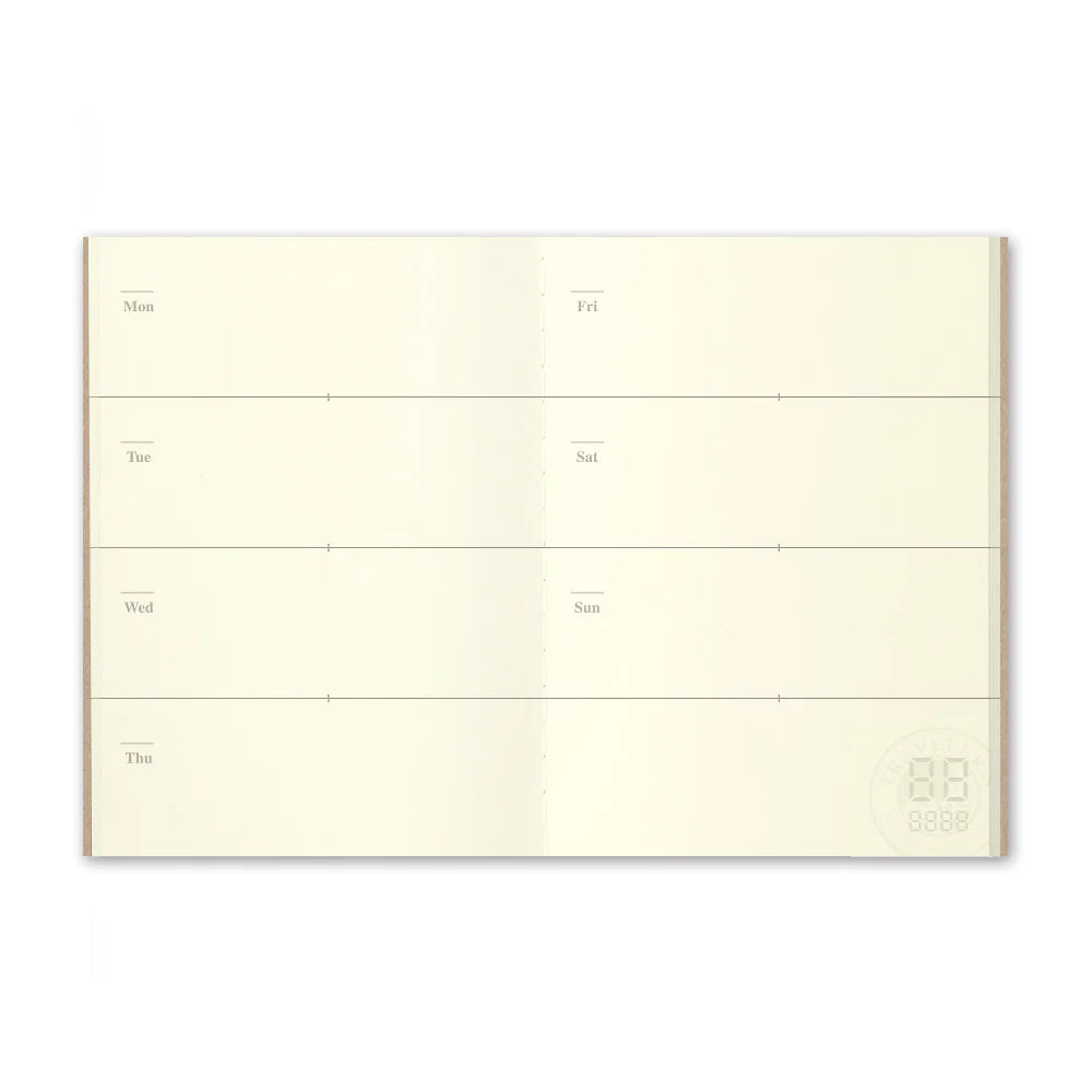 007 Passport Refill Free Diary Weekly, Traveler's Company