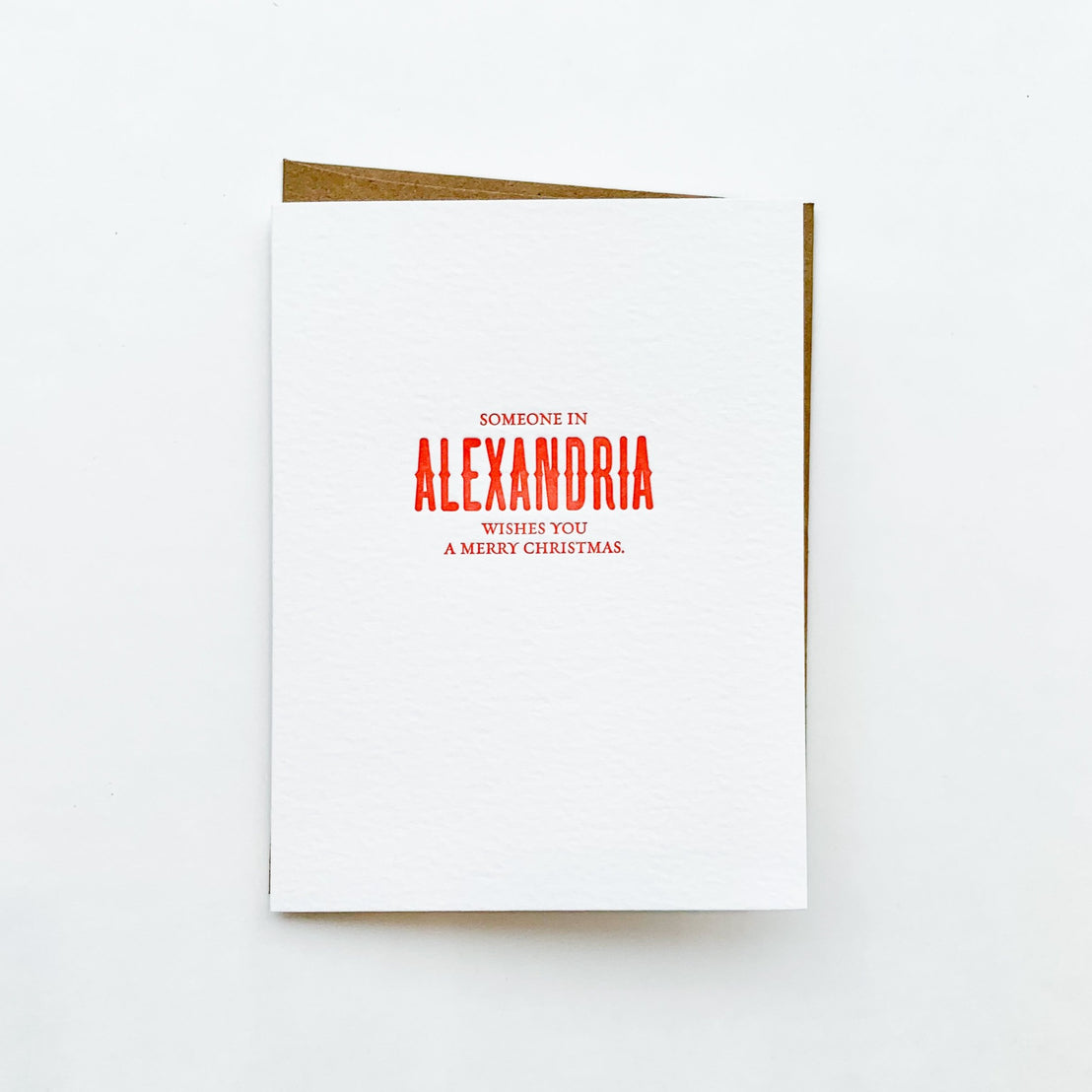 Merry Christmas - Alexandria, Sapling Press