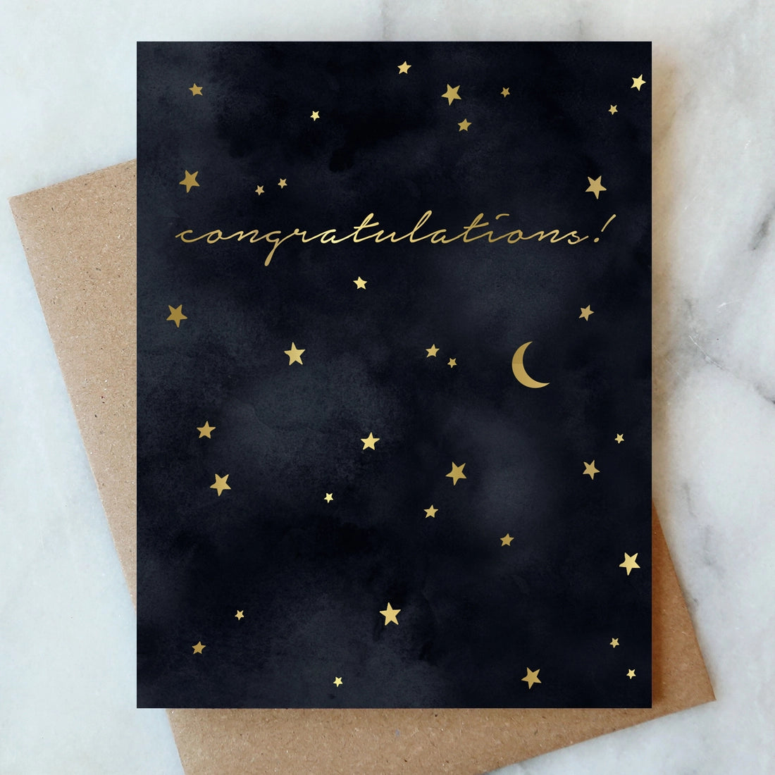Black Sky Congrats, Abigail Jayne Design
