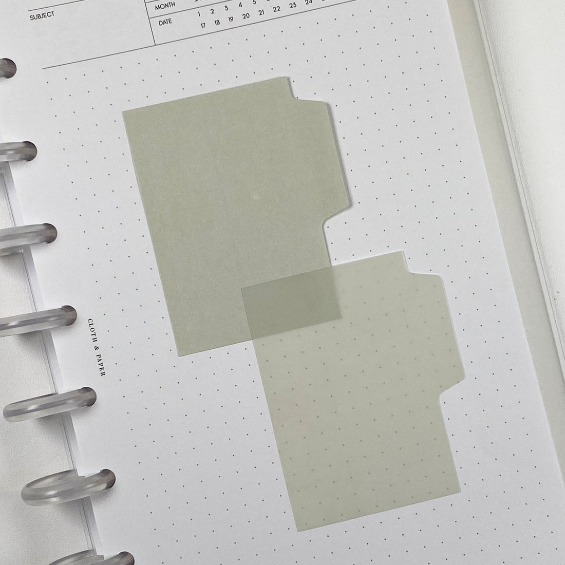 Fawn Blank Tab Sticky Notes