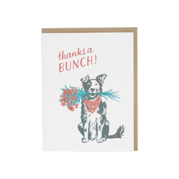 Border Collie Thanks a Bunch, Smudge Ink