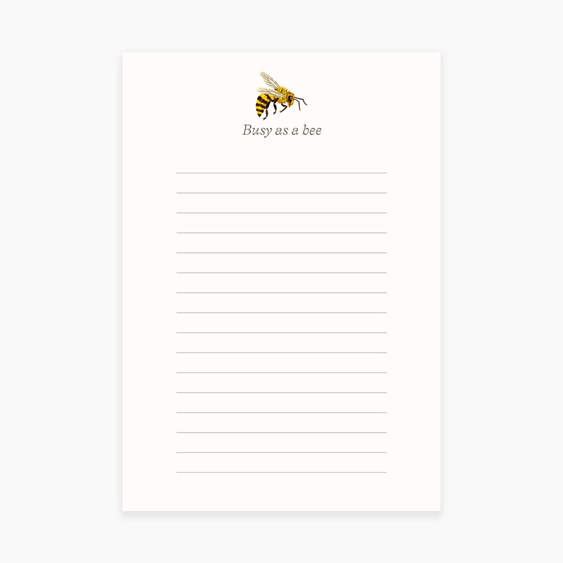 Busy Bee Notepad