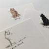 Mixed Cat Notecard Set, Fable & Sage
