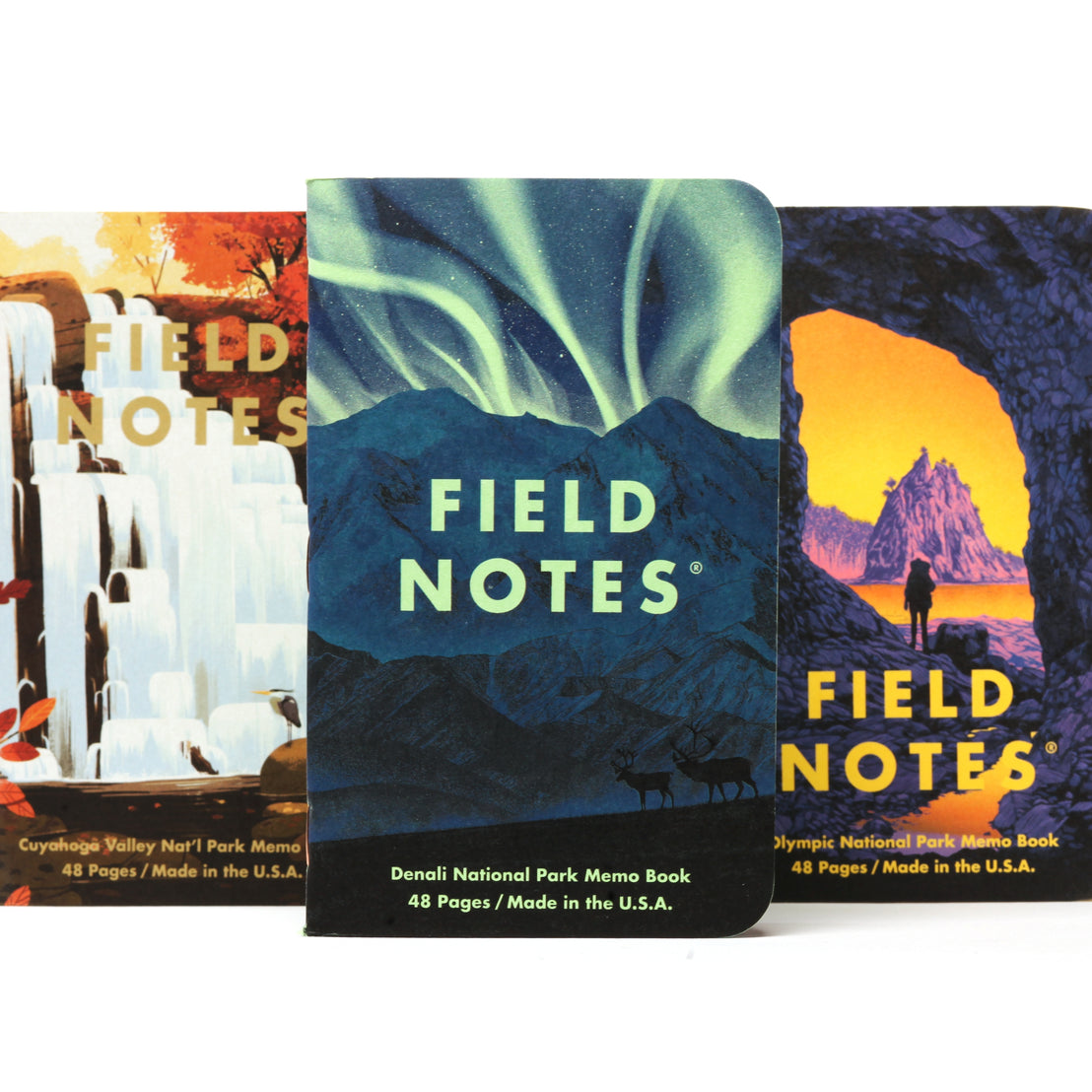 National Parks Notebook Trios, Field Notes