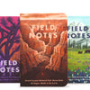 National Parks Notebook Trios, Field Notes