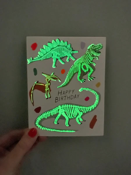 Birthday Glow Dinosaurs, Hartland Cards