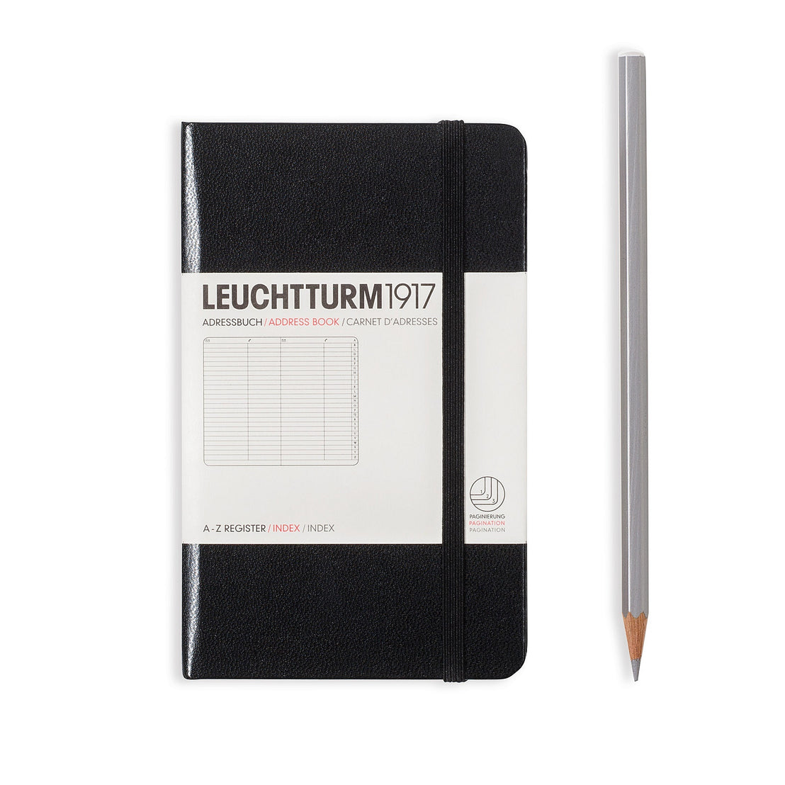 Leuchtturm1917 Black A6 Address Book