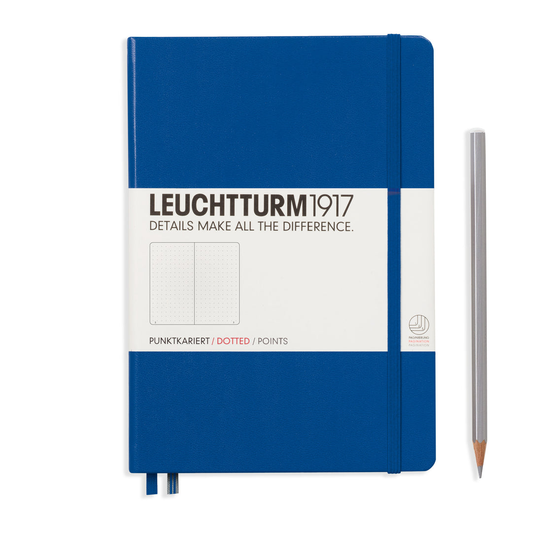 Leuchtturm1917 A5 Dotted Hardcover Notebook