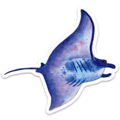 Manta Ray Sticker