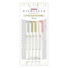 Natural Mildliner Highlighter Set