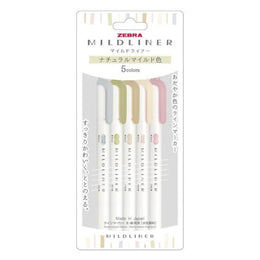Natural Mildliner Highlighter Set