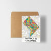 Local Neighborhood Maps Greeting Cards