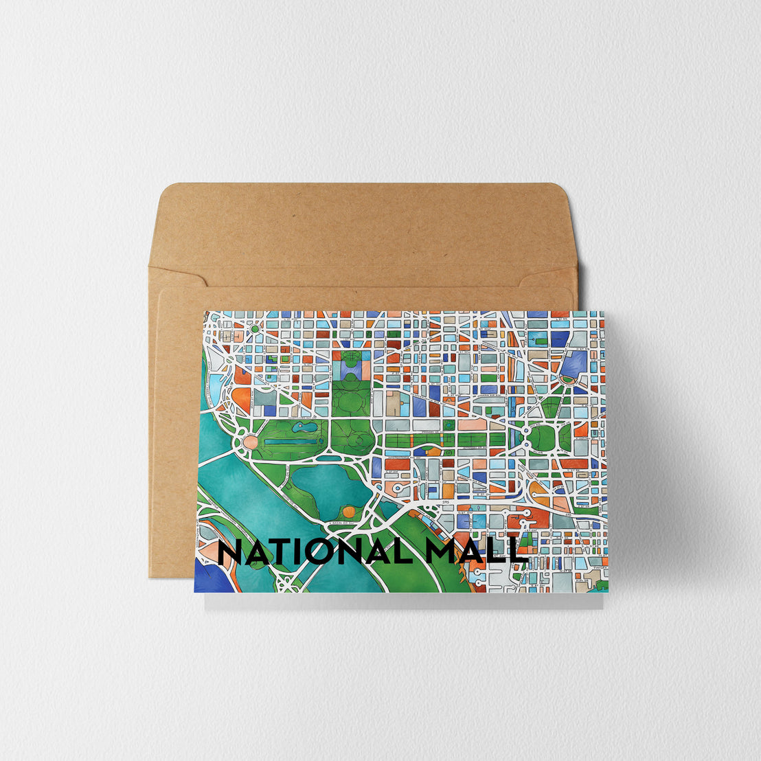 Local Neighborhood Maps Greeting Cards