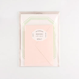 Pink Frame Letter Set