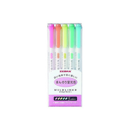 Pink Mildliner Highlighter Set