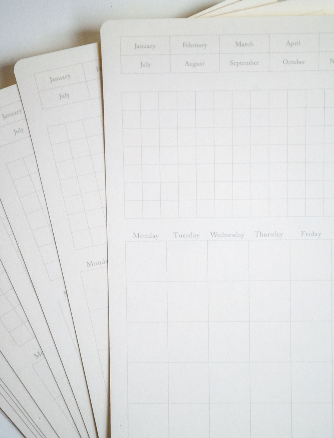 Removable Calendar Stickers