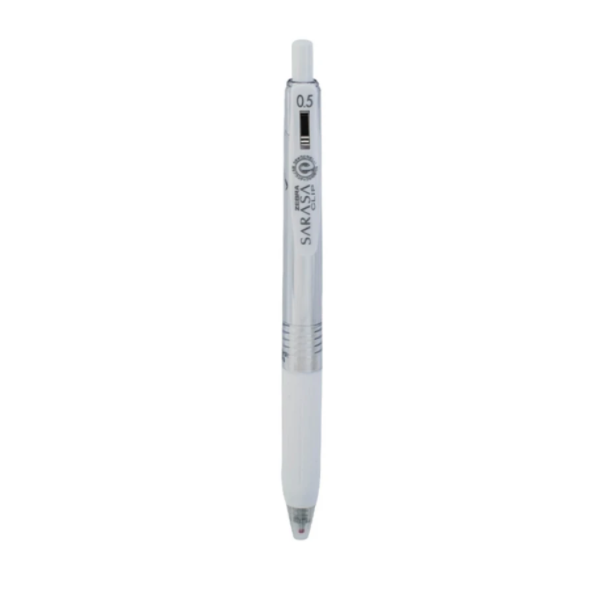 Zebra White Sarasa Gel Pen