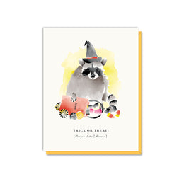 Trick or Treat Raccoon, Driscoll Design
