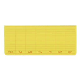 Weekly Sticky Memo Pad