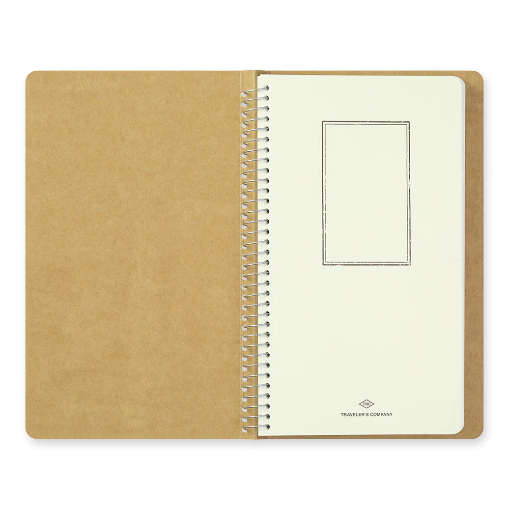 A5 Slim Blank MD Paper Spiral Notebook, Traveler's Company