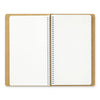 A5 Slim Blank MD Paper Spiral Notebook, Traveler's Company