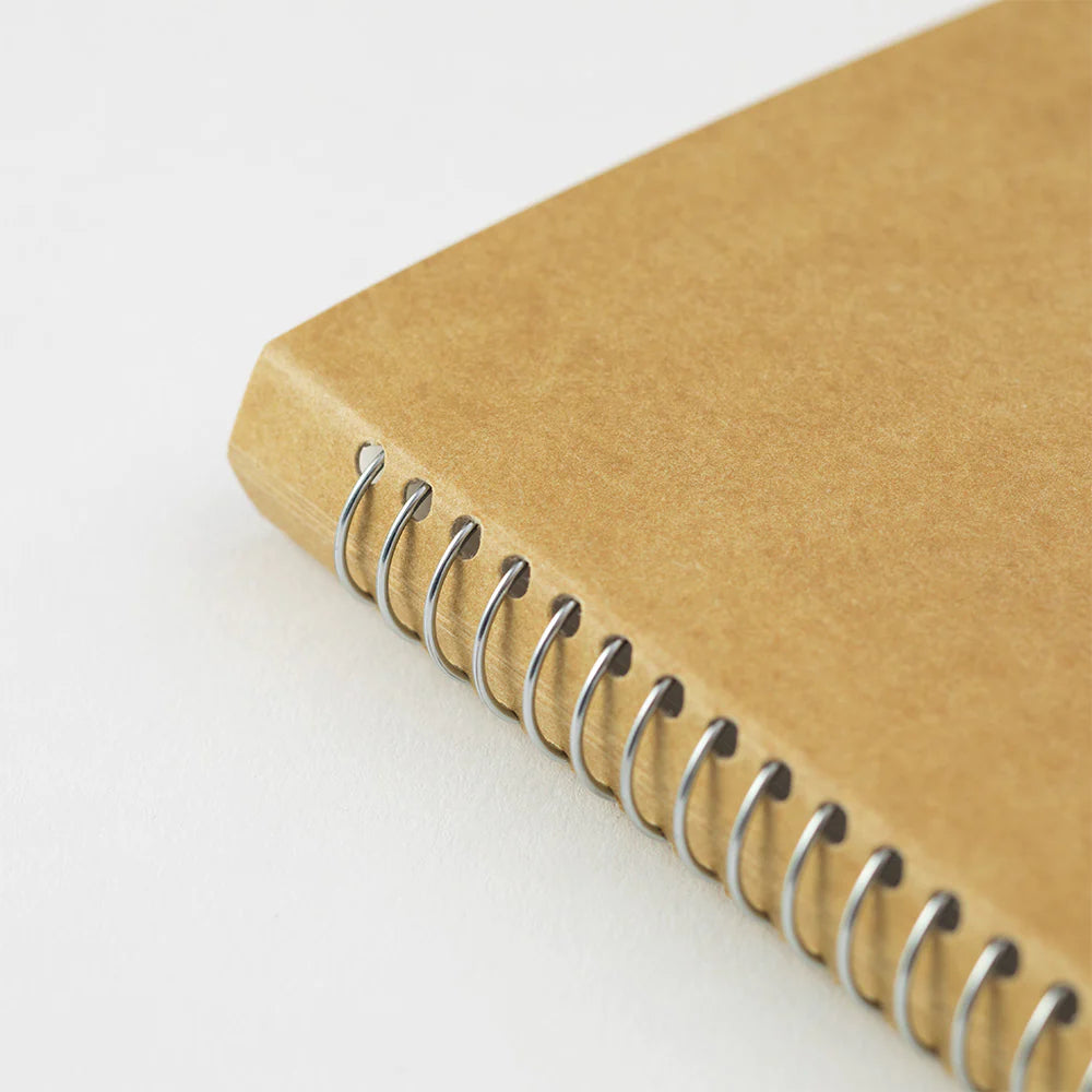 A5 Slim Blank MD Paper Spiral Notebook, Traveler's Company