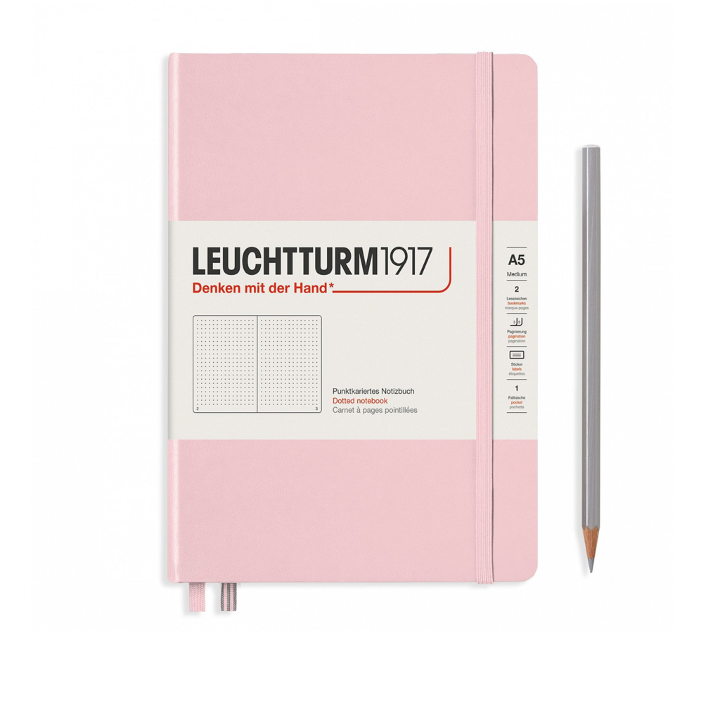 Leuchtturm1917 A5 Dotted Hardcover Notebook