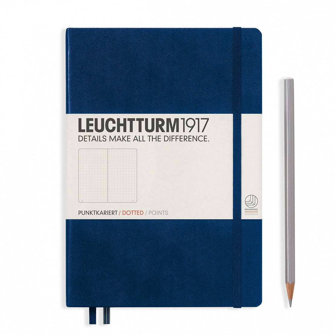 Leuchtturm1917 A5 Dotted Hardcover Notebook