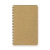 A6 Slim Blank Kraft Paper Spiral Notebook, Traveler's Company