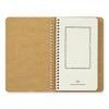 A6 Slim Blank Kraft Paper Spiral Notebook, Traveler's Company