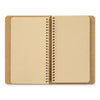 A6 Slim Blank Kraft Paper Spiral Notebook, Traveler's Company