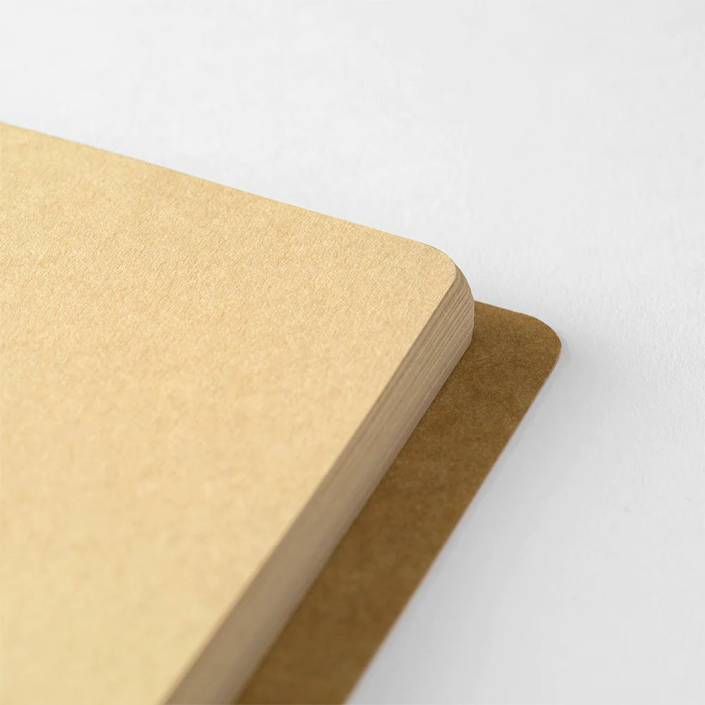 A6 Slim Blank Kraft Paper Spiral Notebook, Traveler's Company