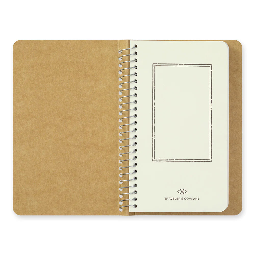 A6 Slim Blank MD Paper Spiral Notebook, Traveler's Company