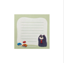 Bear with Books Lined Sticky Notes