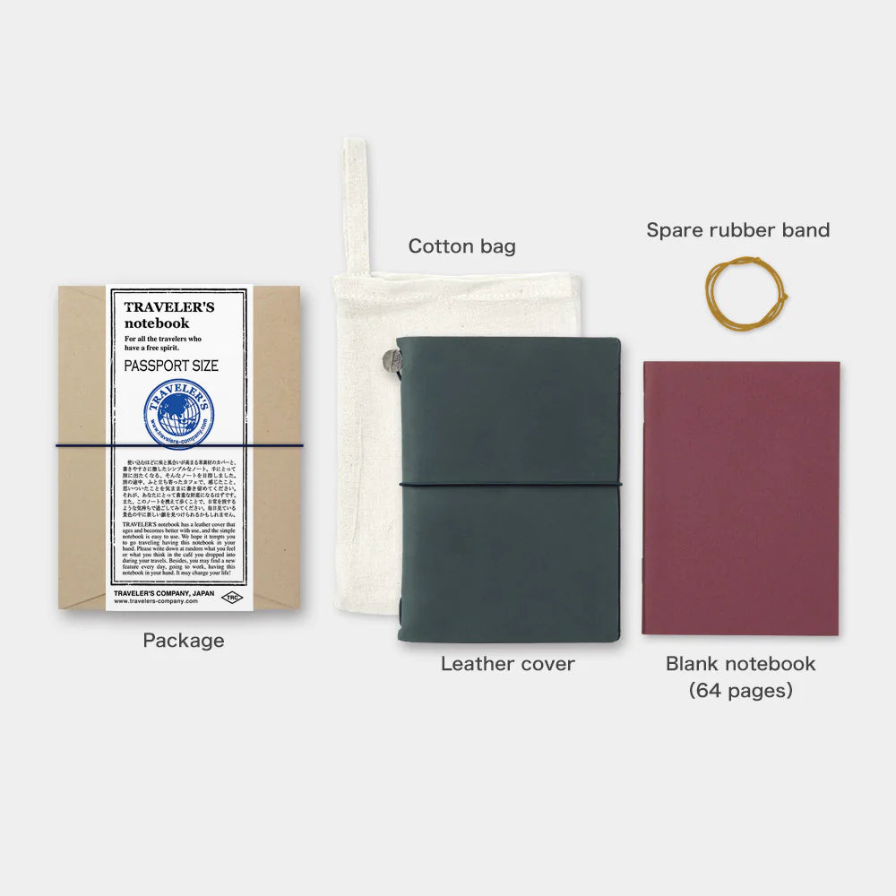000 Passport Cover Blue, Traveler's Company