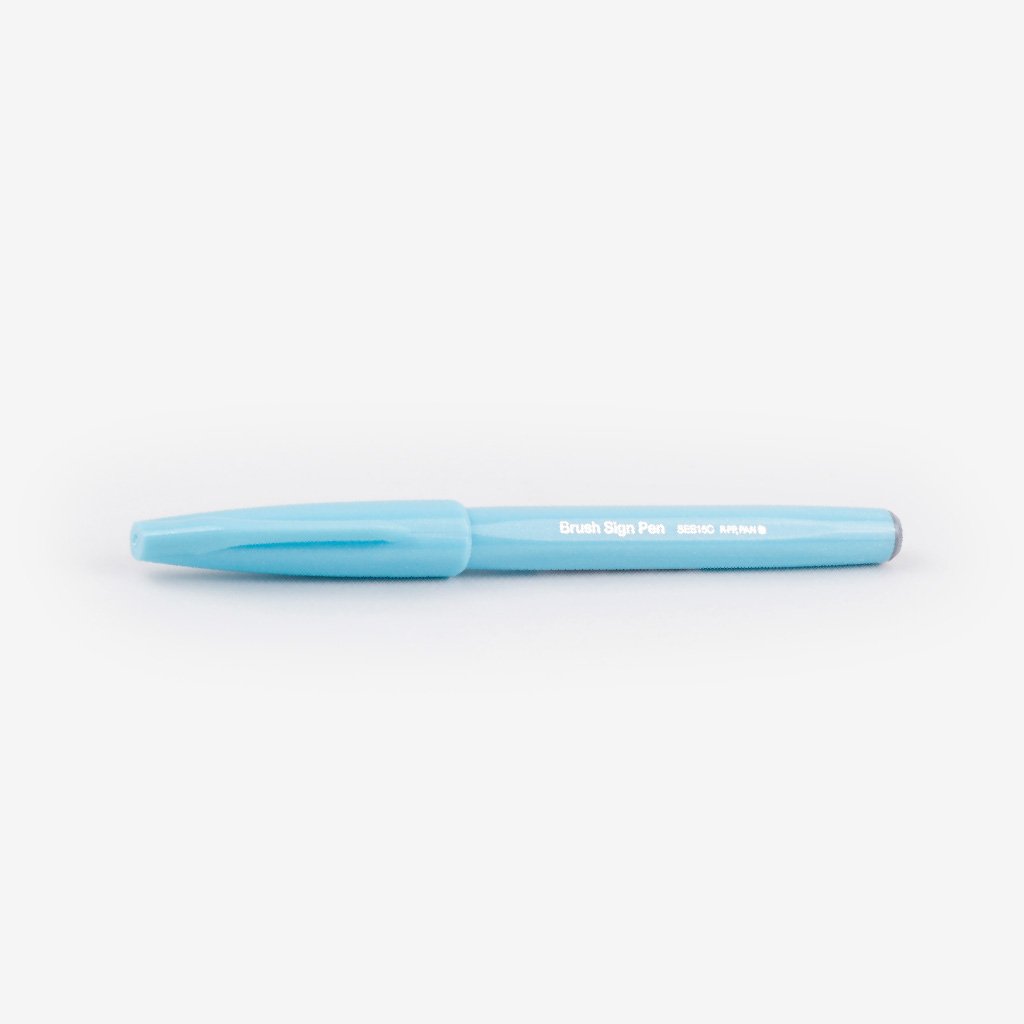 Pentel Pastel Brush Tip Sign Pen