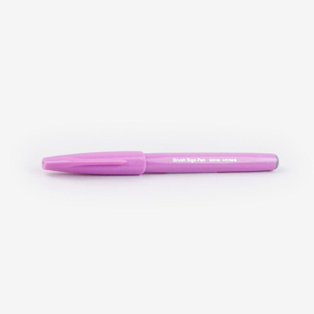 Pentel Pastel Brush Tip Sign Pen