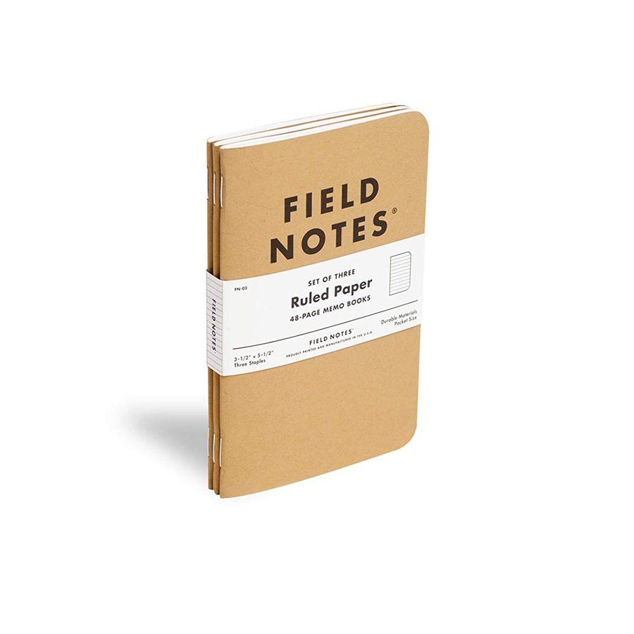 Kraft Notebook Trio, Field Notes