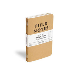 Kraft Notebook Trio, Field Notes