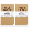 Kraft Notebook Trio, Field Notes